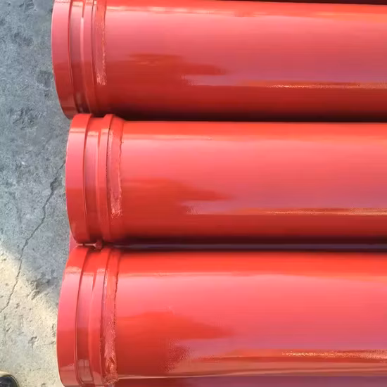 ストレート パイプライン販売耐摩耗性トラック ミキサーの予備品 Dn125 3000mm コンクリート ポンプ パイプ